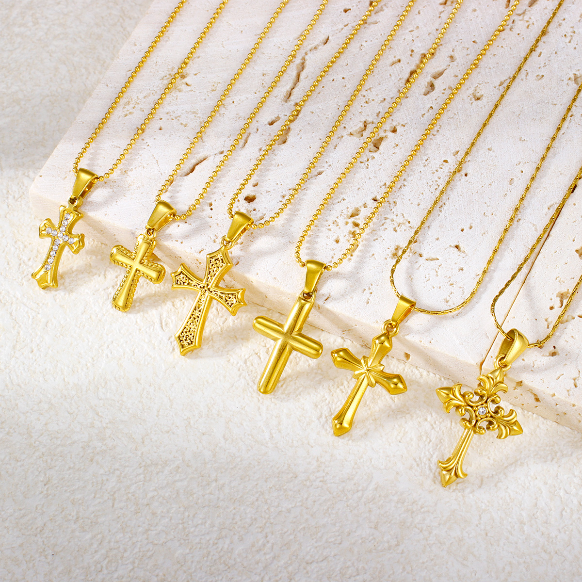 跨境精致18K镀金项链