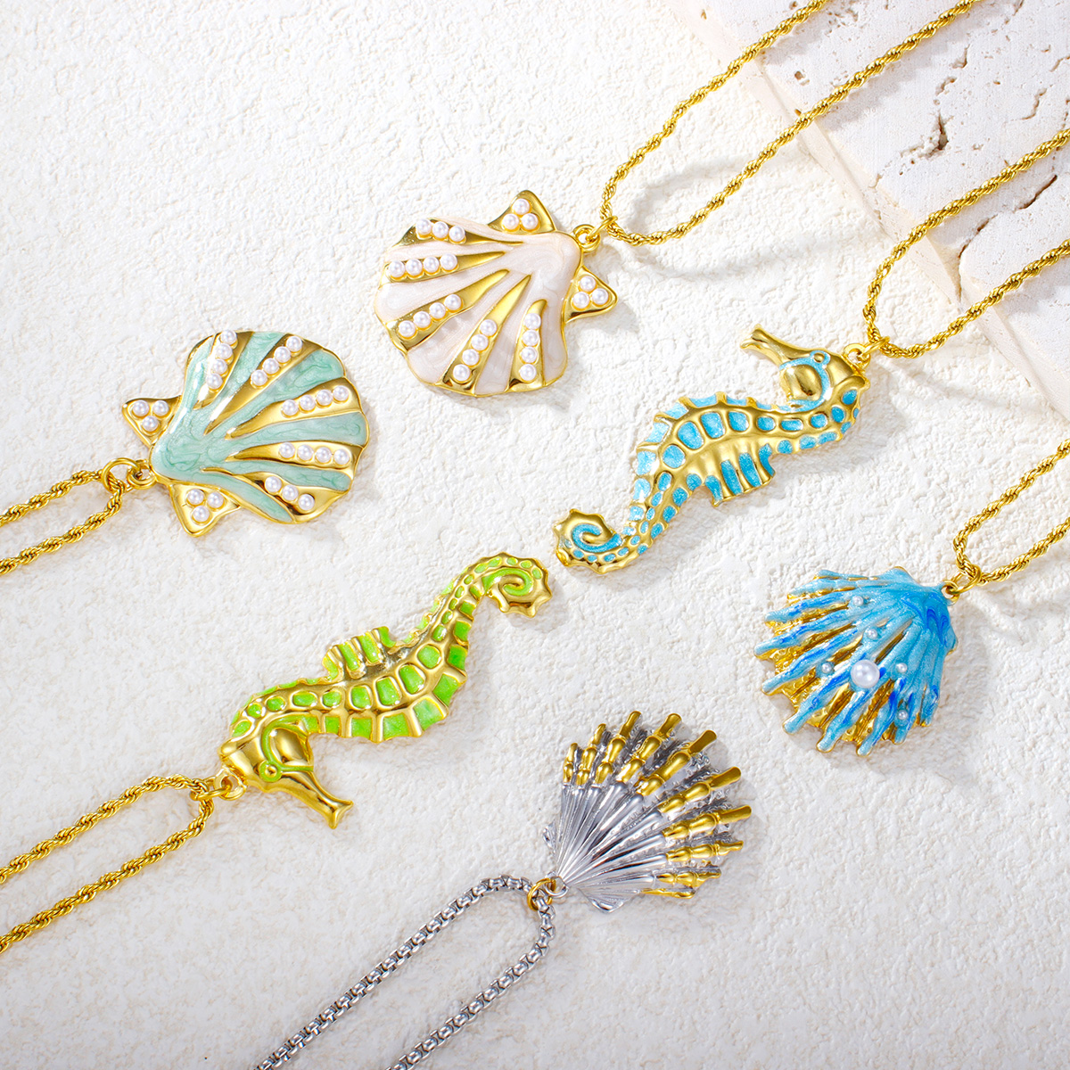 批发个性简约海洋风格吊坠